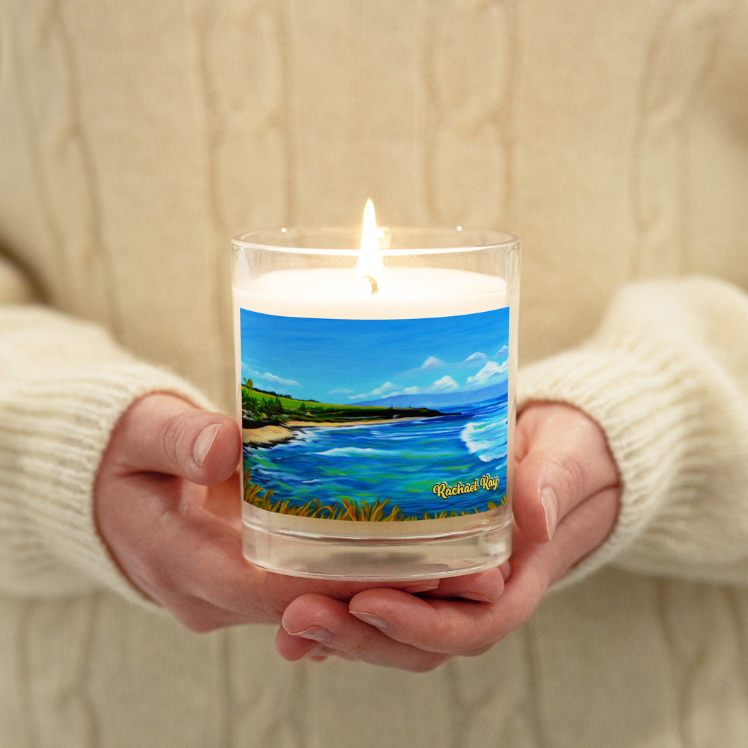 Hoʻokipa Noon Glass jar soy wax candle