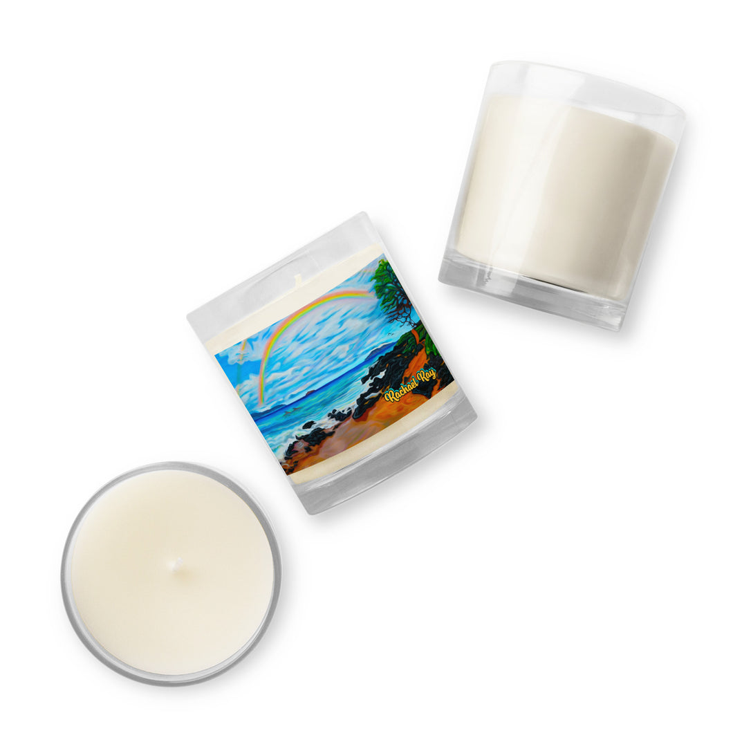 A Happy Place Glass jar soy wax candle