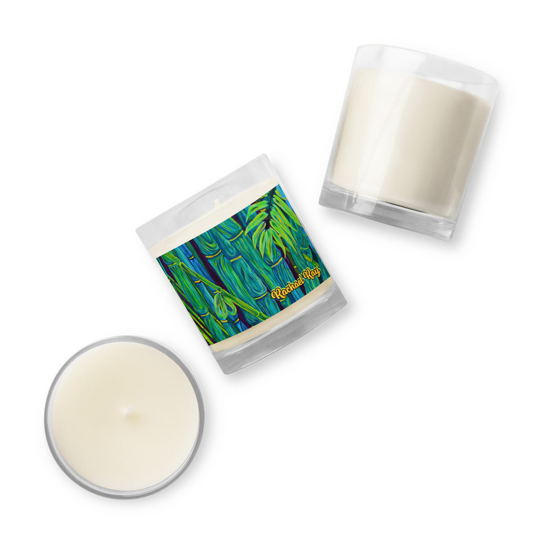 ʻOhe Polū (Blue Bamboo) Glass jar soy wax candle
