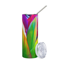 Load image into Gallery viewer, &quot;Sacred Ti Leaf&quot; Stainless Steel Tumbler
