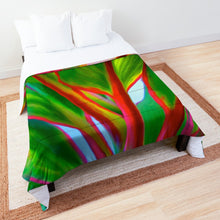 Load image into Gallery viewer, &quot;Ti Leaf Series 4&quot; - Comforter by Rachael Ray Art

